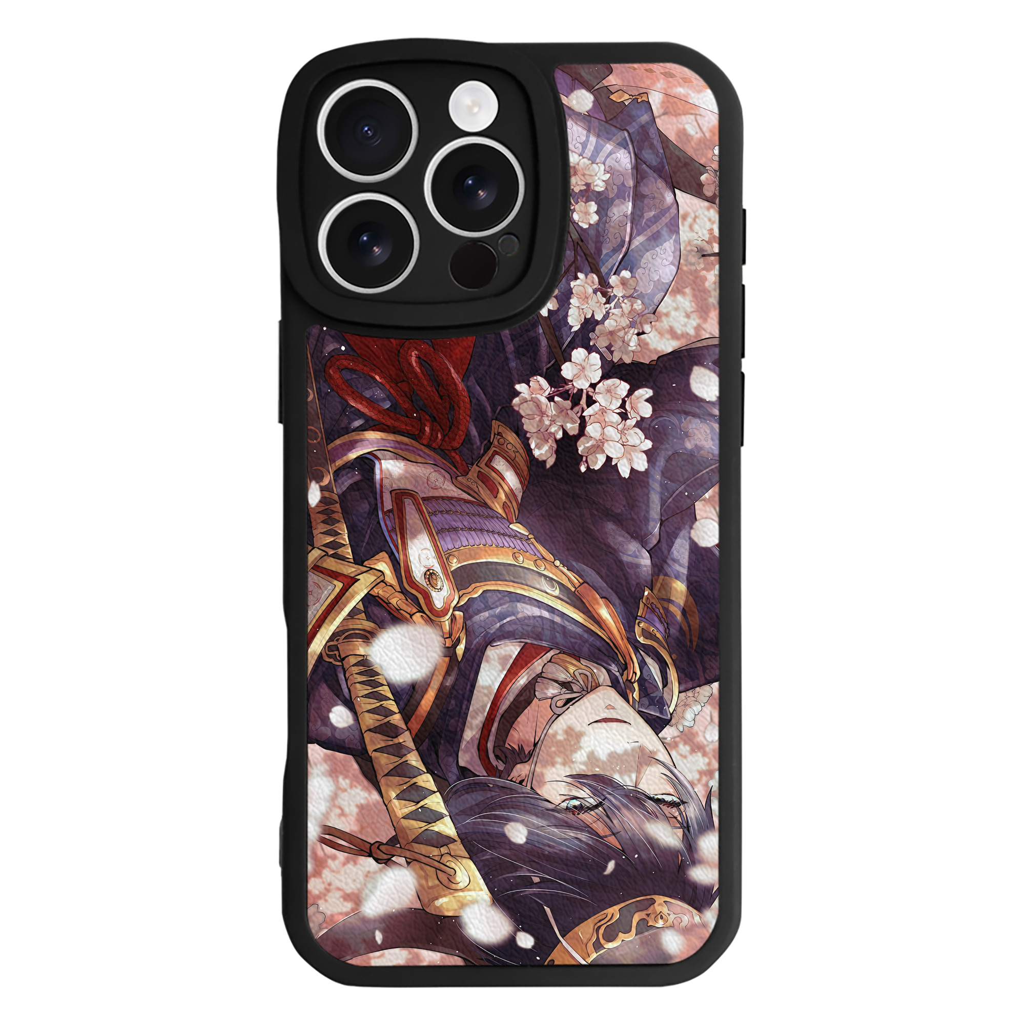 （画像用） 刀剣乱舞 Touken Ranbu 【iPhone 16シリーズ対応】シリコンスマホケース（レザー調） 材質：シリコン